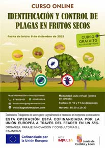 Identificación y control de plagas en frutos secos