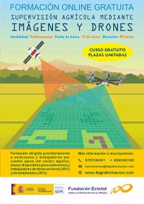 Supervisión agrícola mediante imágenes y drones