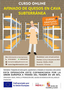 Afinado de quesos en cava subterránea