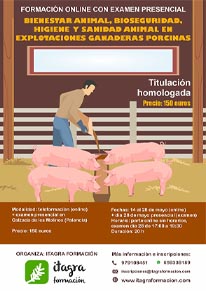 Bienestar animal, bioseguridad, higiene y sanidad animal en explotaciones ganaderas porcinas