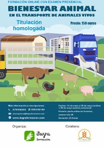 Curso de bienestar animal en el transporte