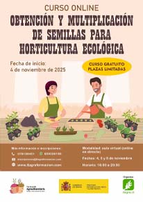Obtención y multiplicación de semillas para horticultura ecológica