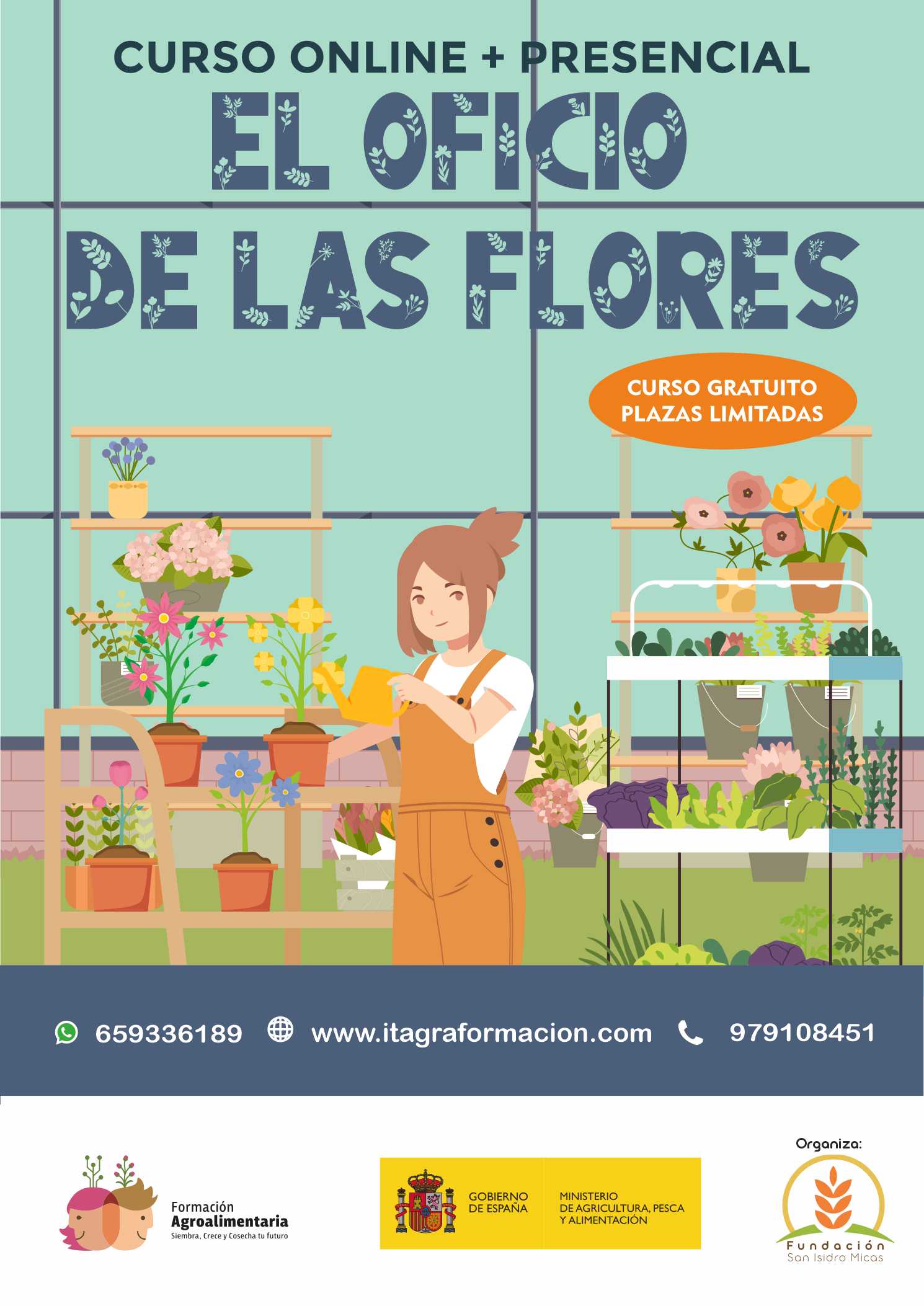 El oficio de las flores. Floricultura