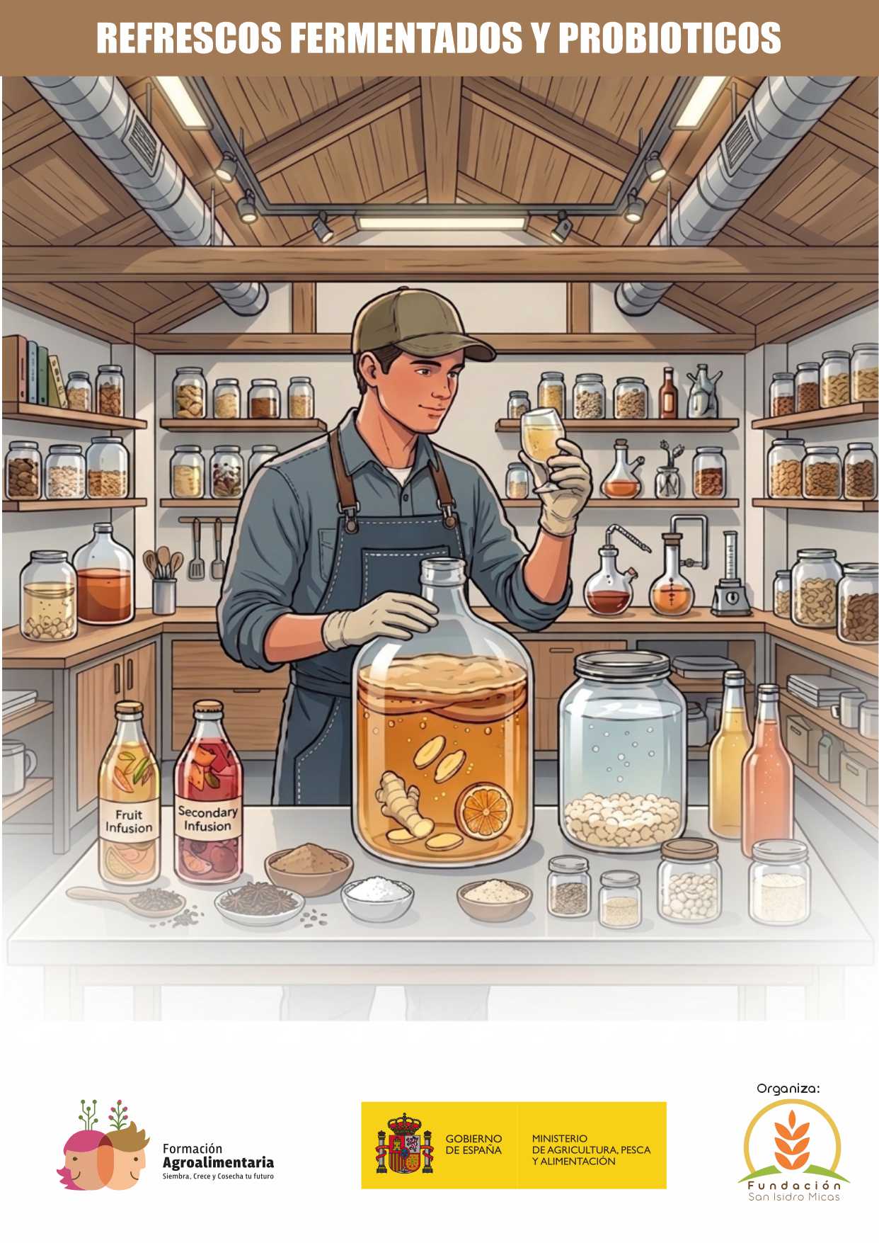 Refrescos fermentados probioticos
