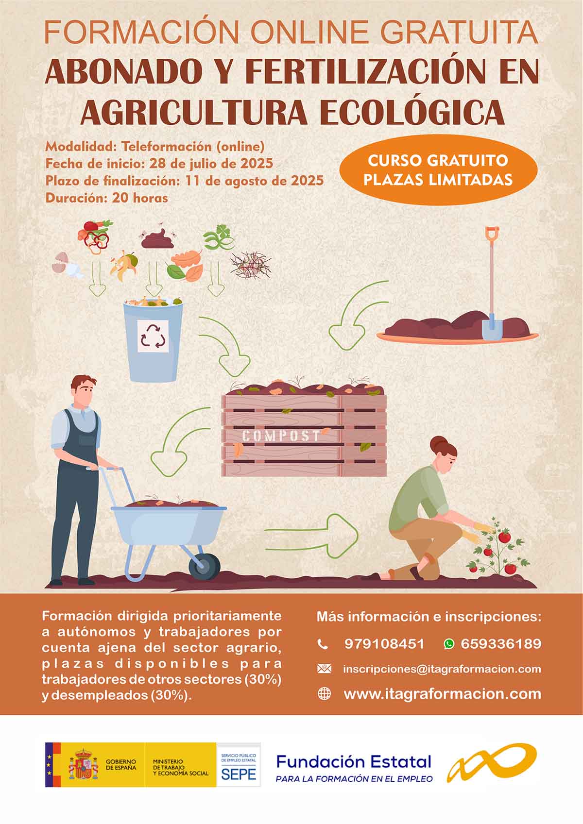 Abonado y fertilización en agricultura ecológica