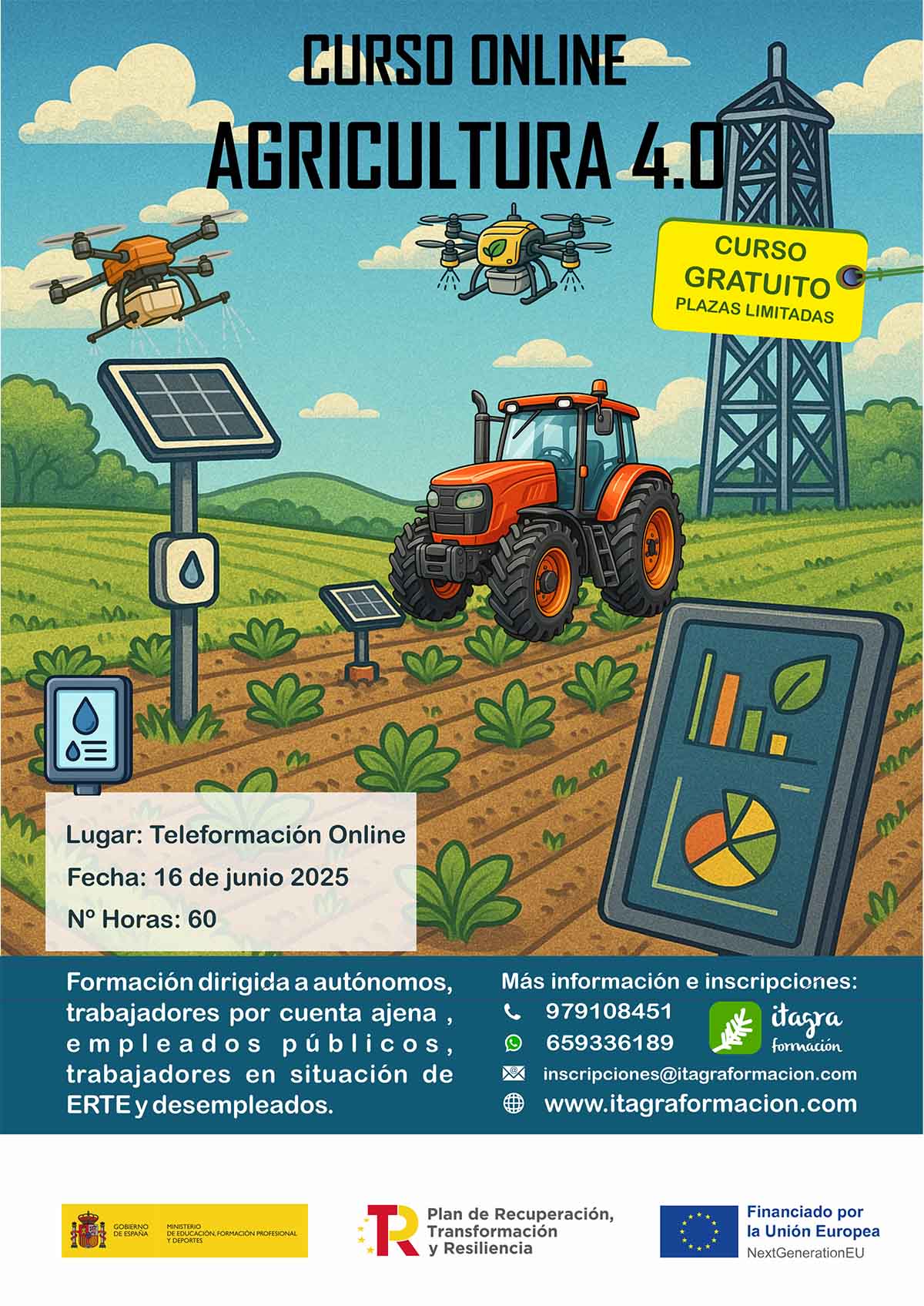 Curso online Agricultura 4.0 con SATIVUM