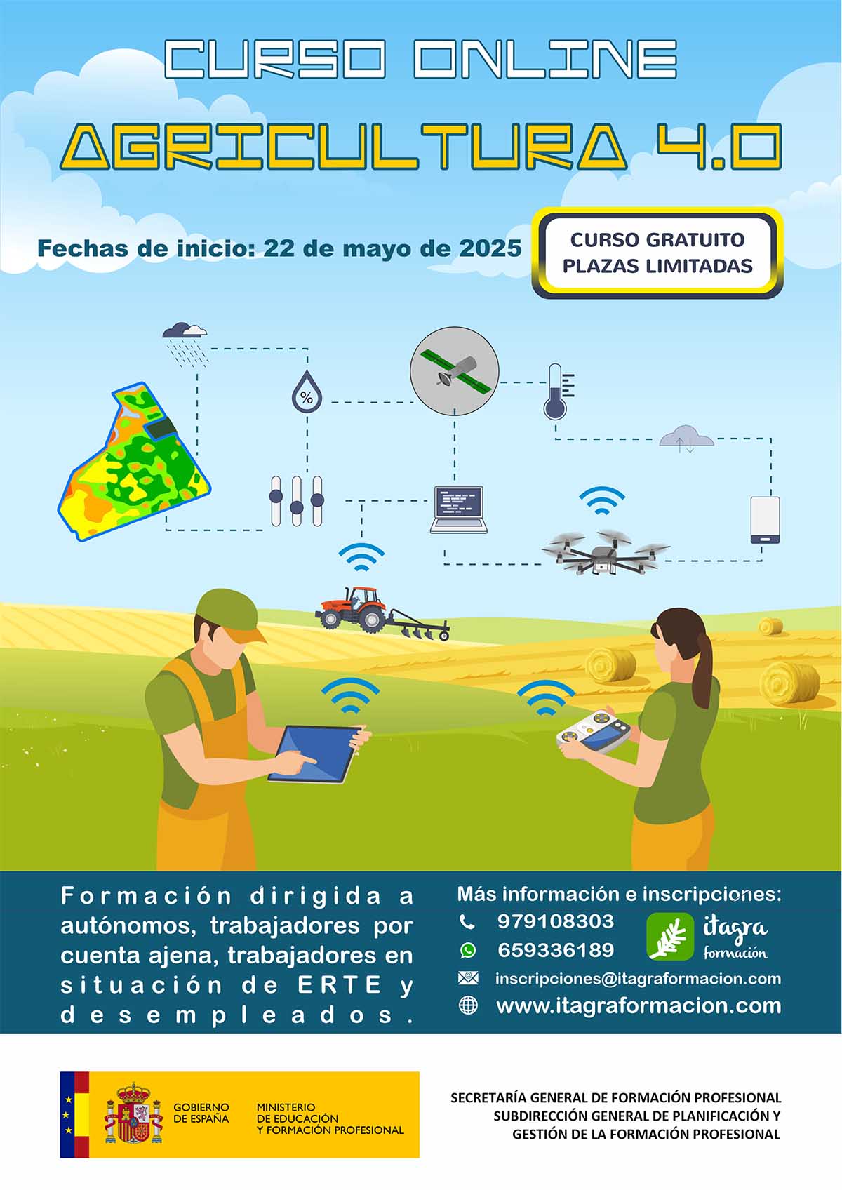 Curso online Agricultura 4.0 con SATIVUM