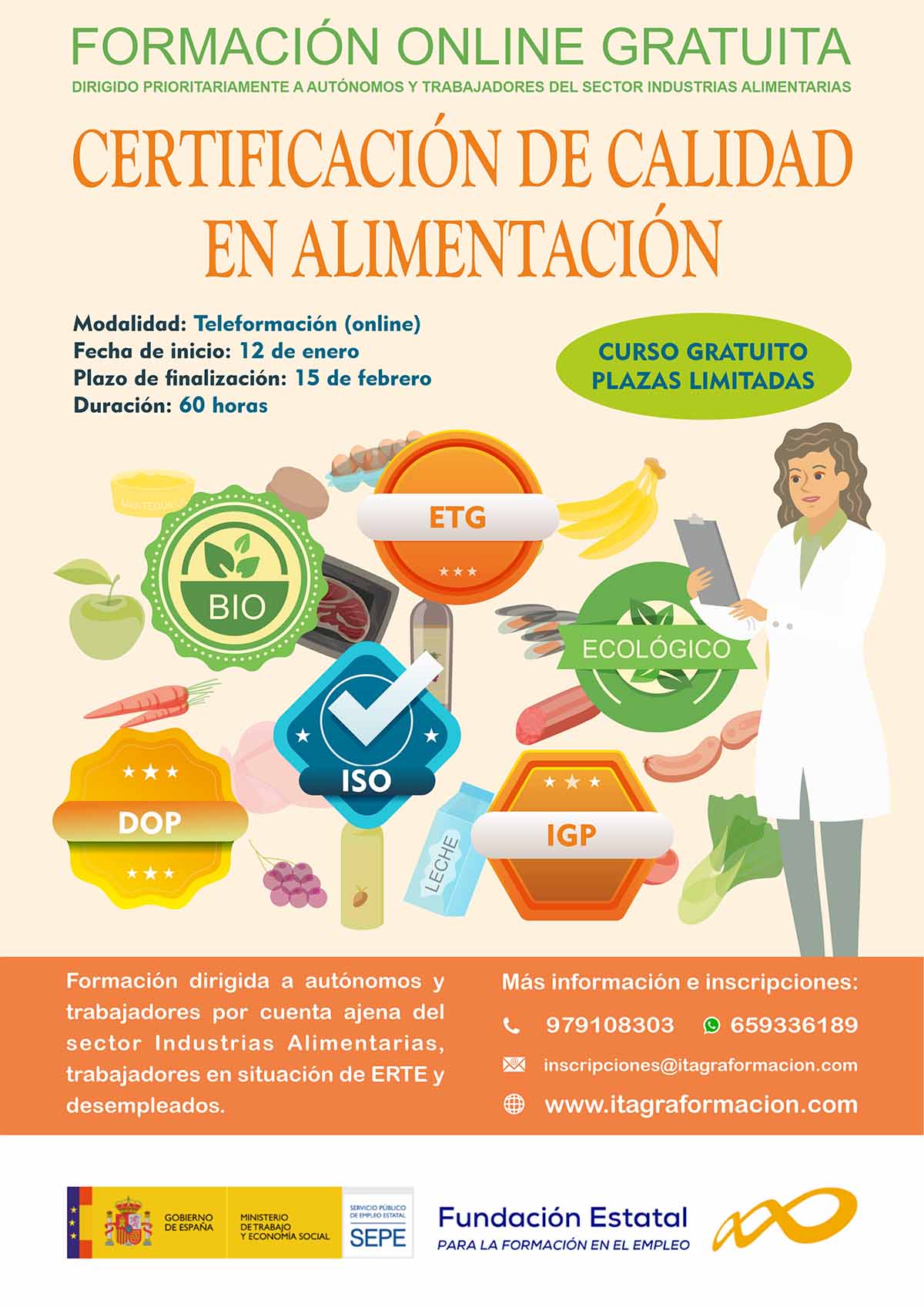 CERTIFICACIÓN DE CALIDAD EN ALIMENTACION