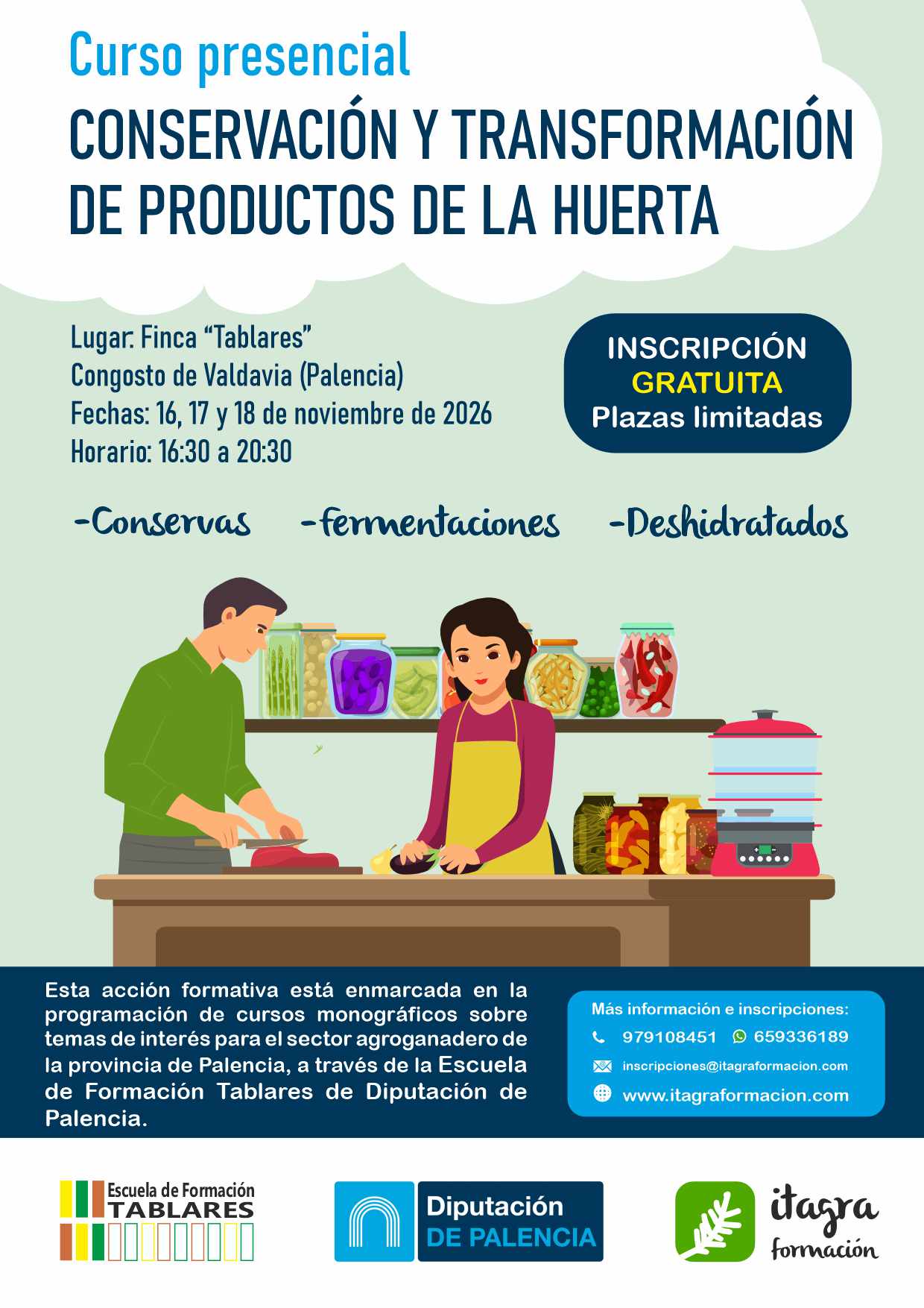 Conservación y transformación de productos de la huerta
