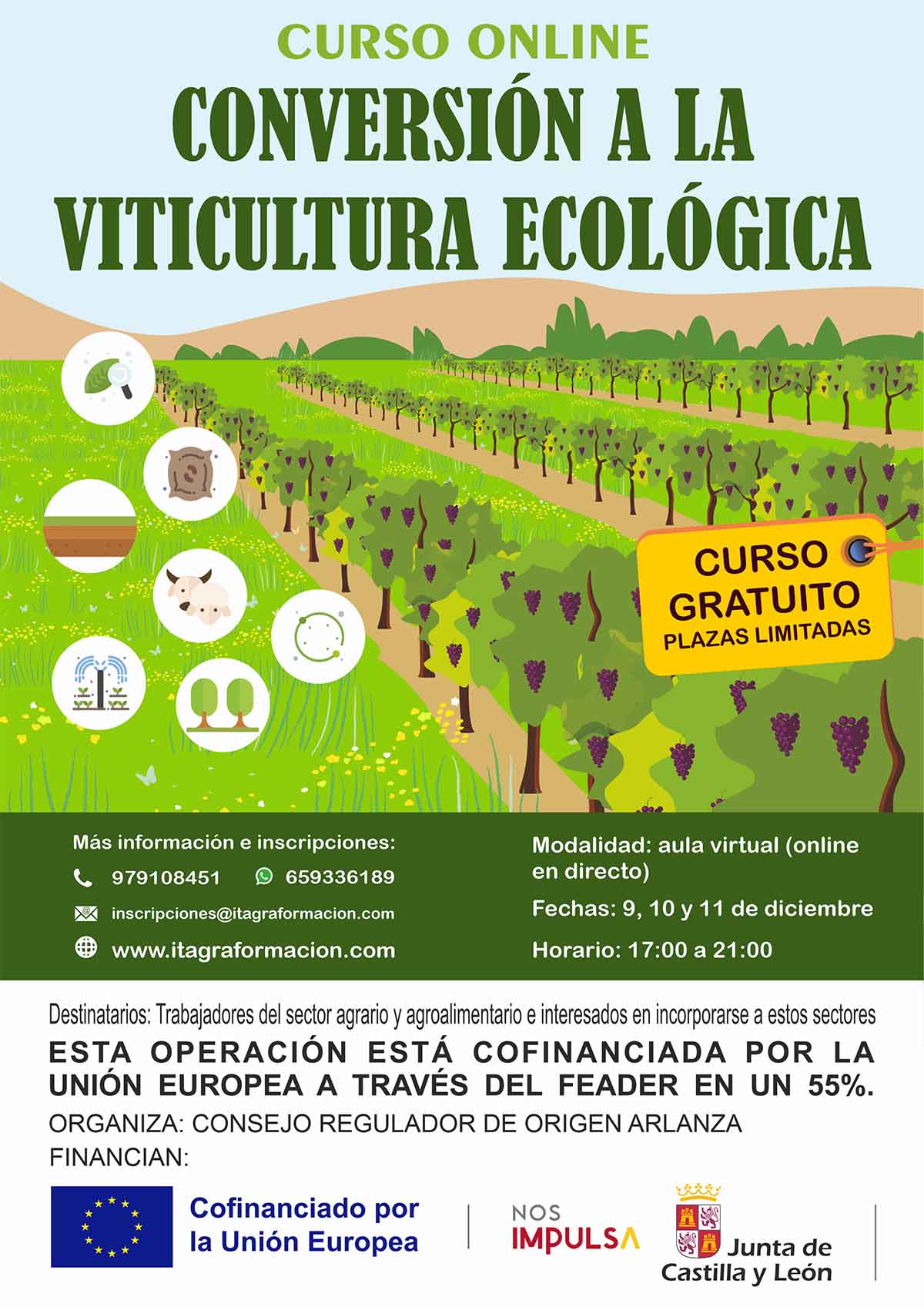 Conversión a la viticultura ecológica