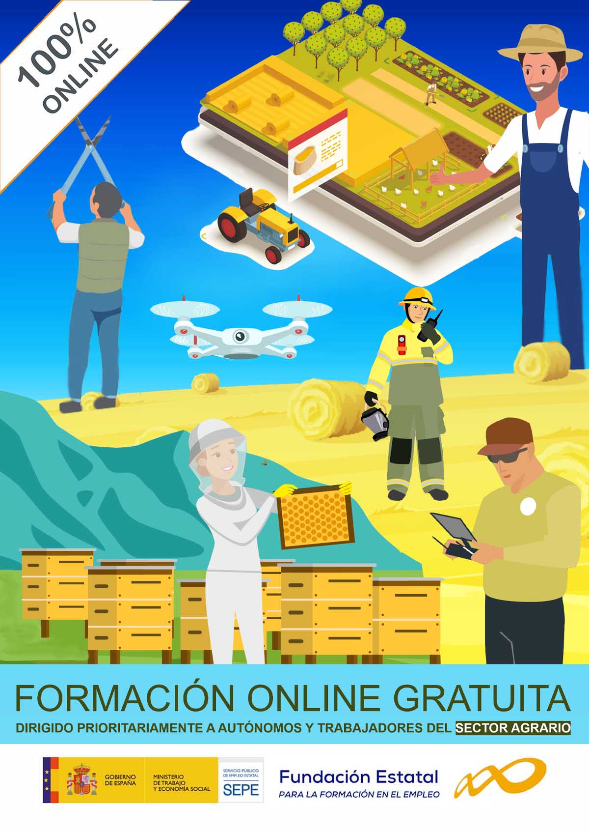 Cursos SEPE CNAEs incluidos en Sector Agricultura