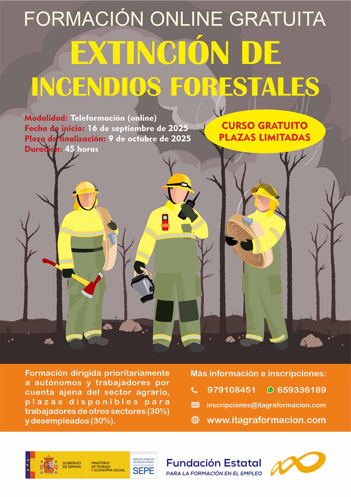 Extinción de incendios forestales 