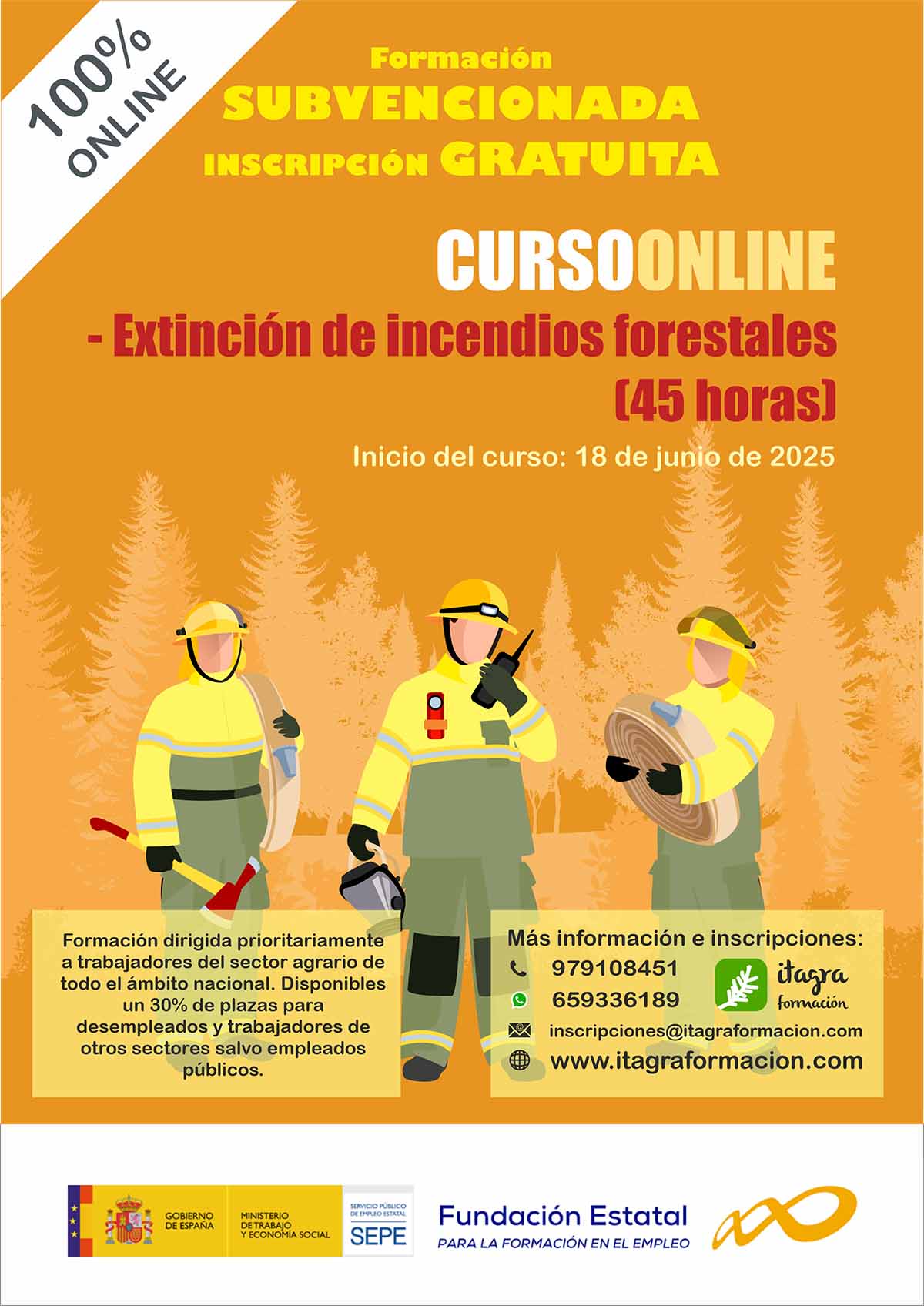 Extinción de incendios forestales 