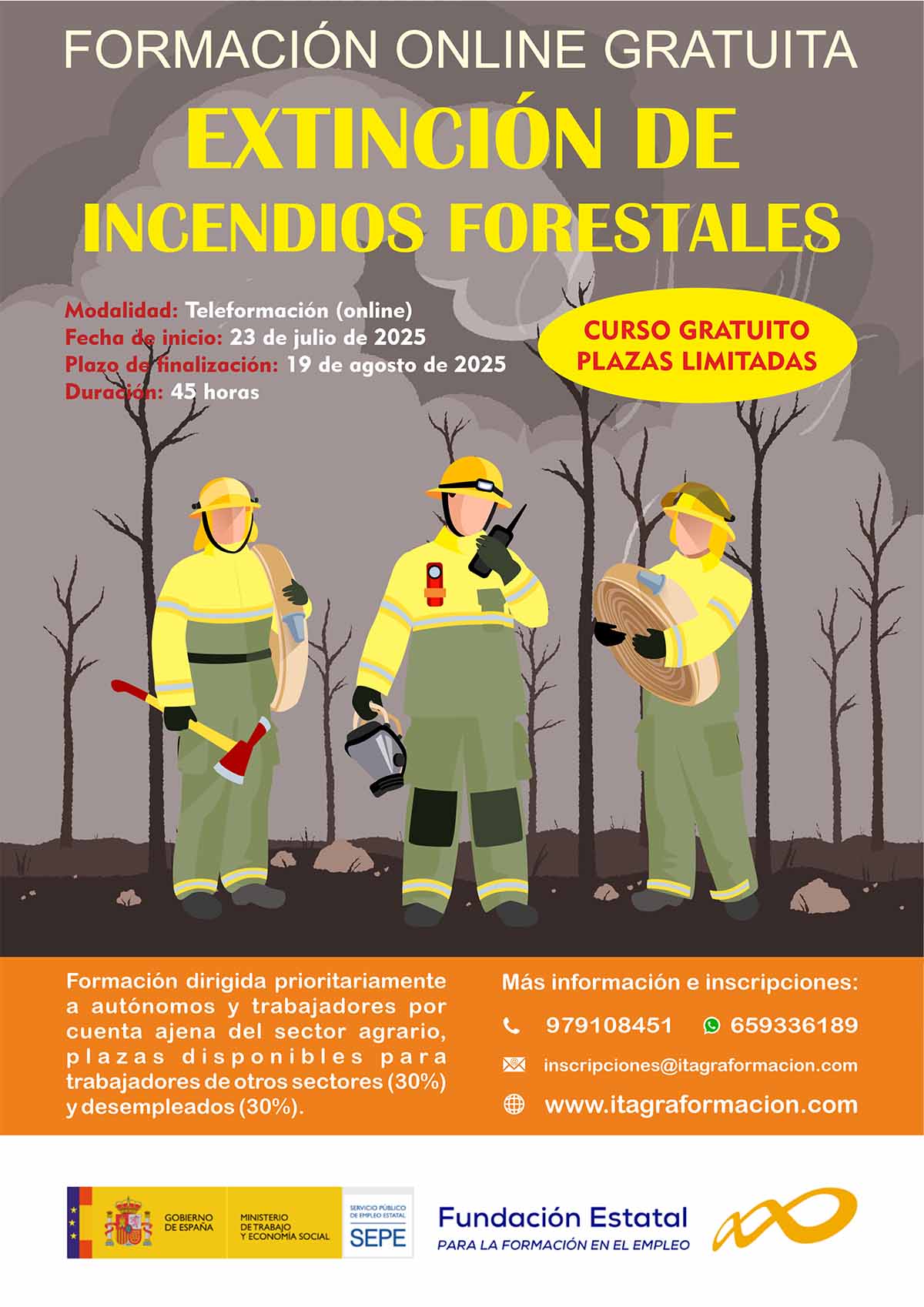 Extinción de incendios forestales 