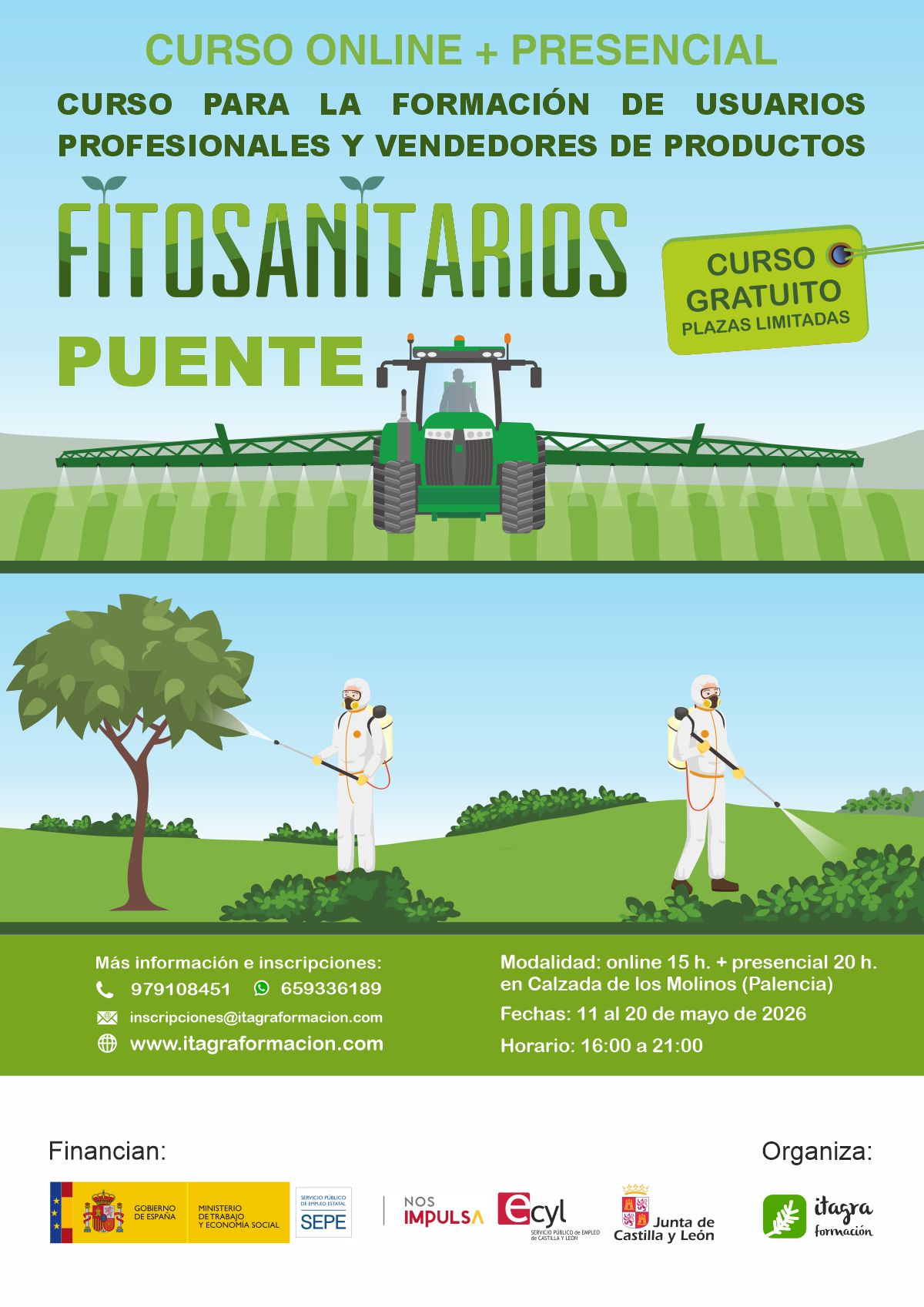 Complemento y actualización de usuario profesional productos fitosanitarios nivel cualificado