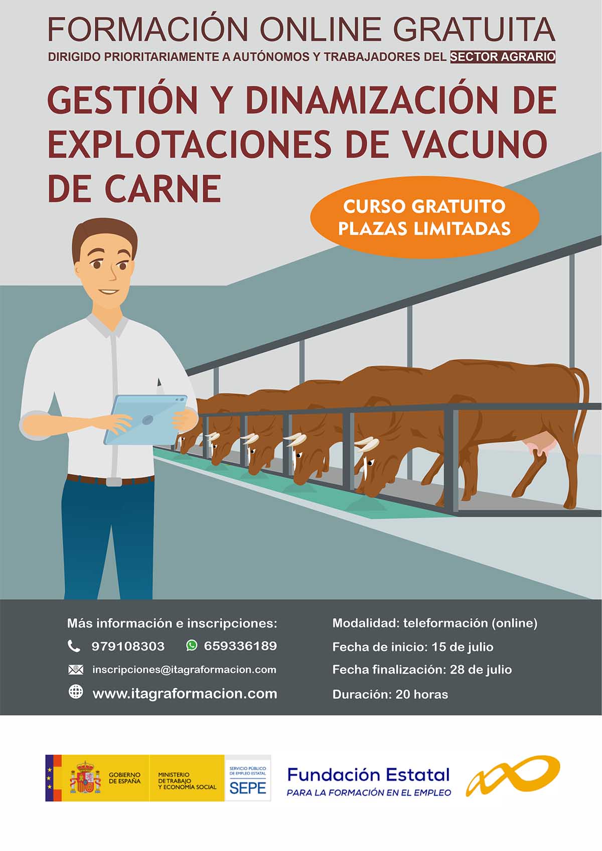 Gestión y dinamización de explotaciones de vacuno de carne
