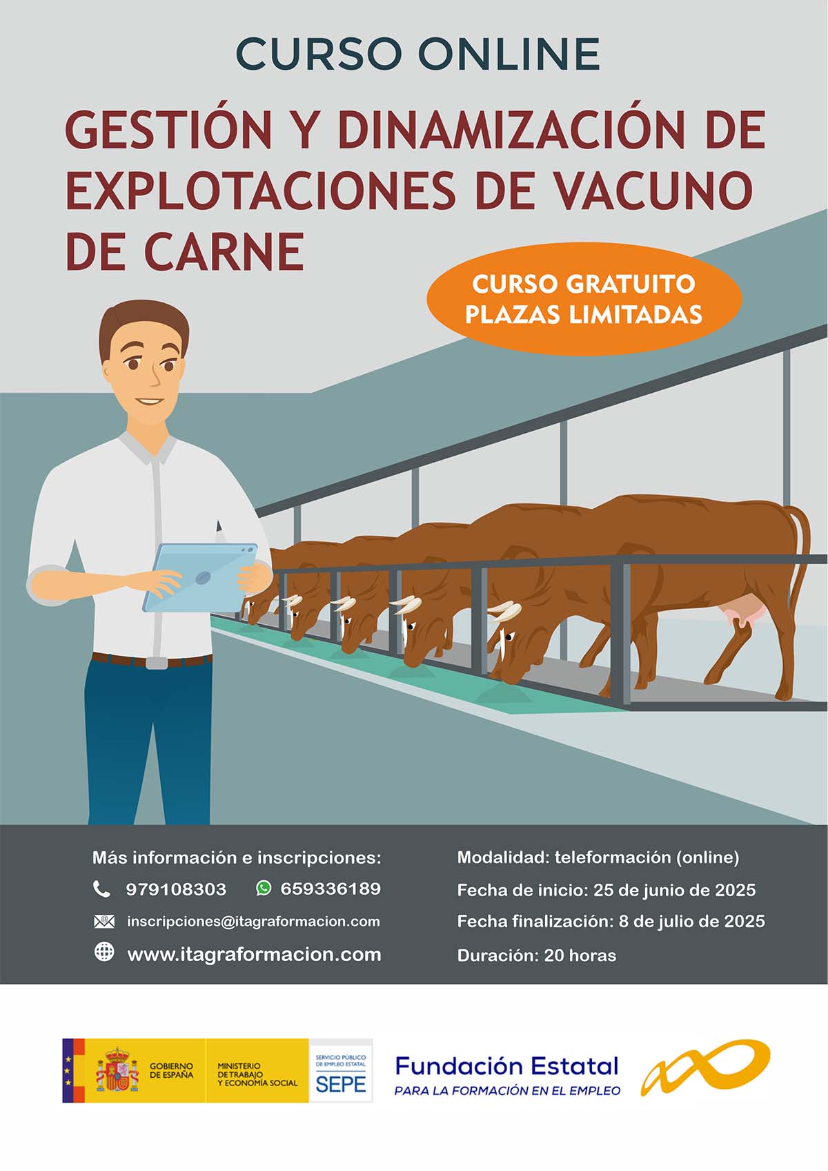 Gestión y dinamización de explotaciones de vacuno de carne