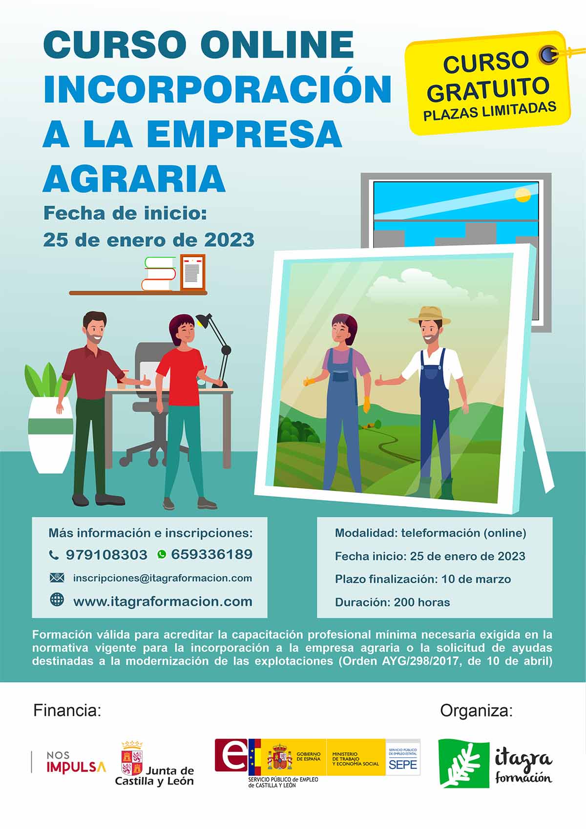 Incorporación a la empresa agraria
