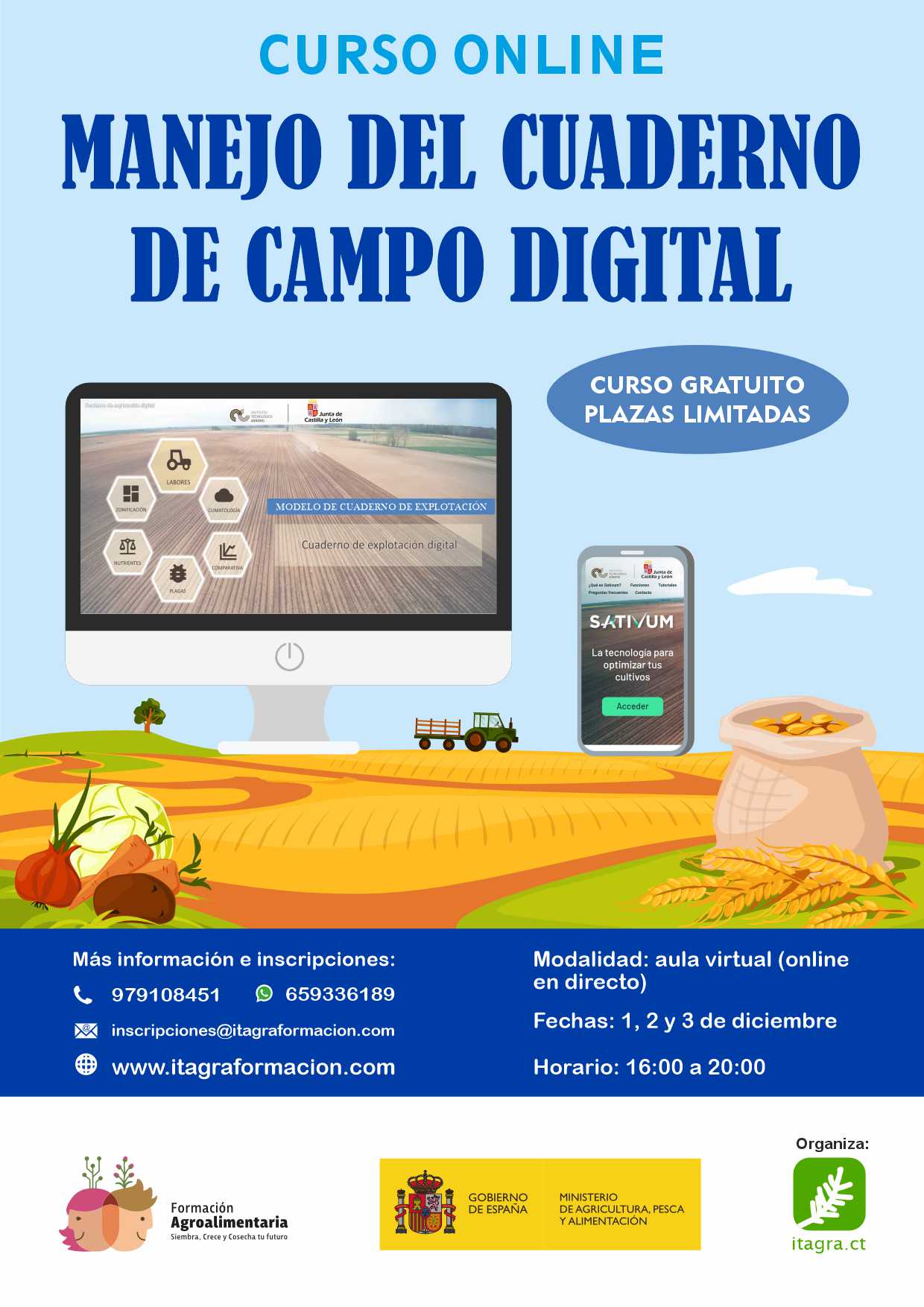 Manejo del cuaderno de campo digital