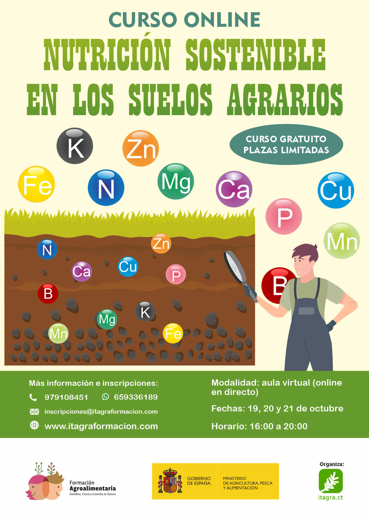 Nutrición sostenible en los suelos agrarios