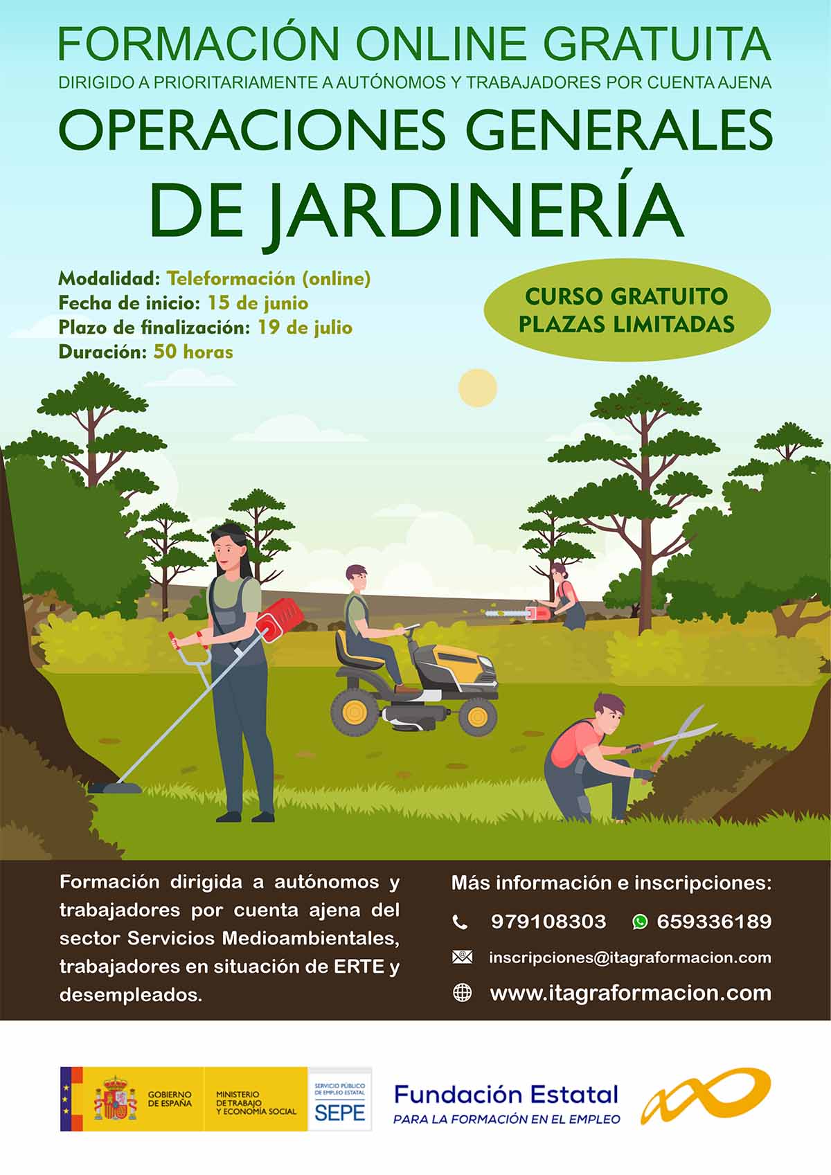 OPERACIONES GENERALES DE JARDINERÍA