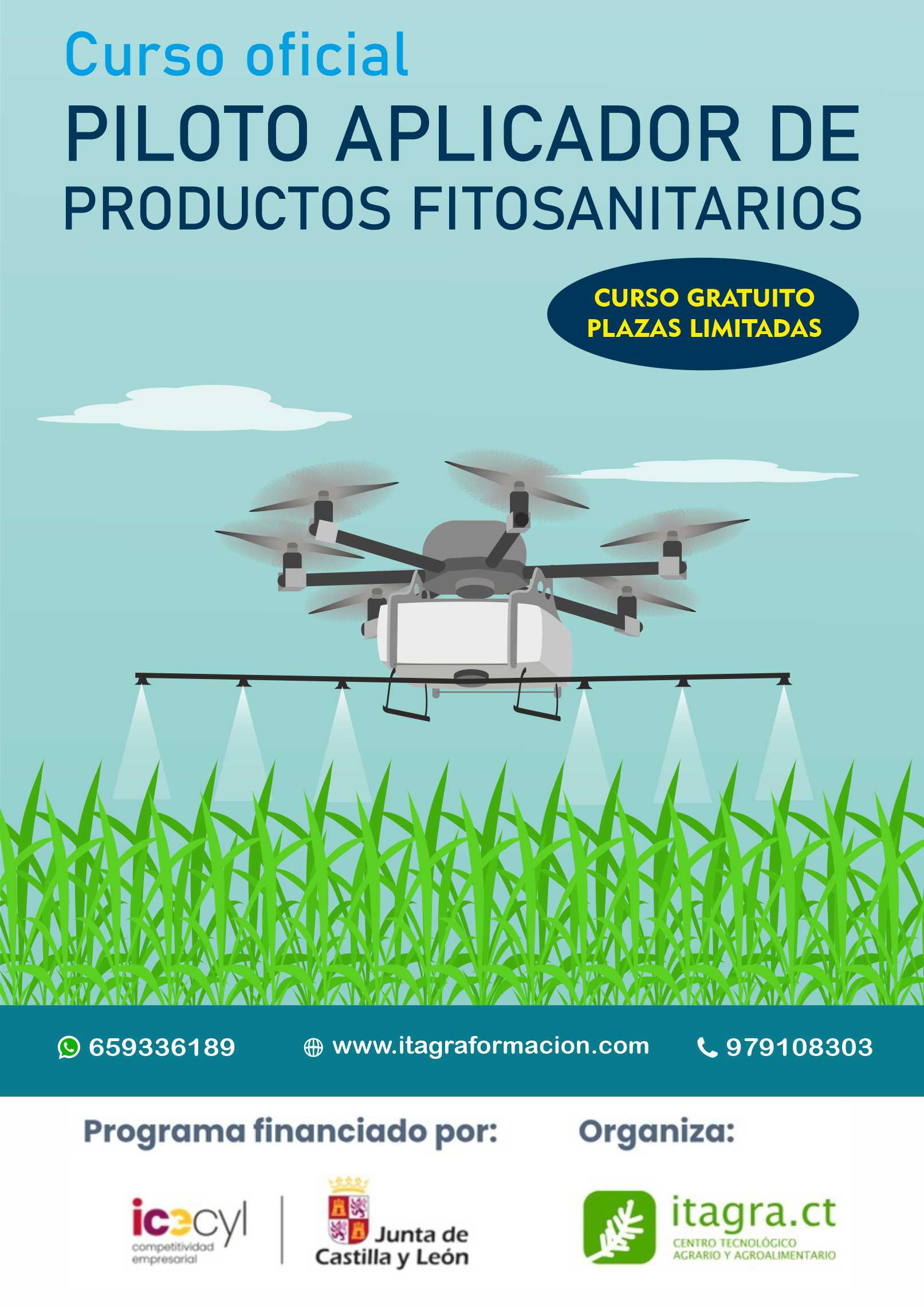 Piloto aplicador de productos fitosanitarios