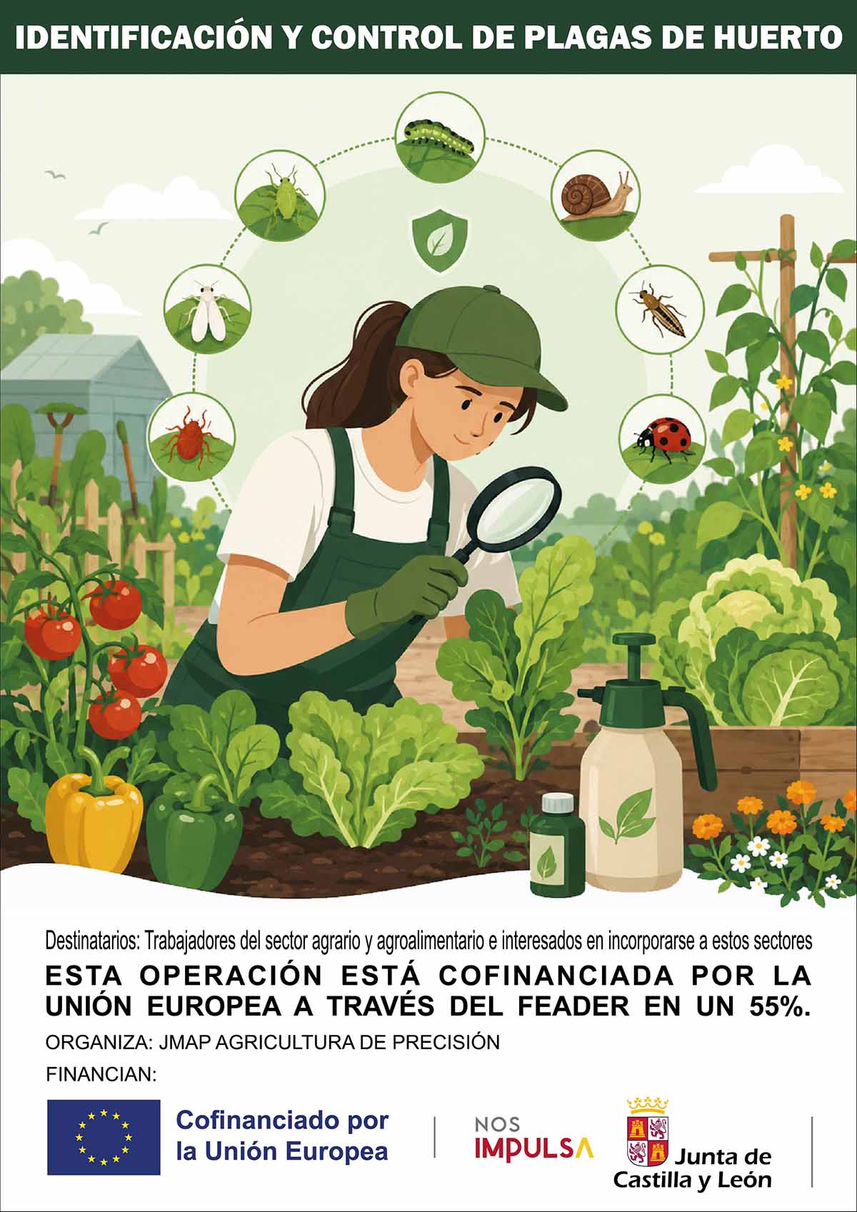 Identificación y Control de Plagas de Huerto
