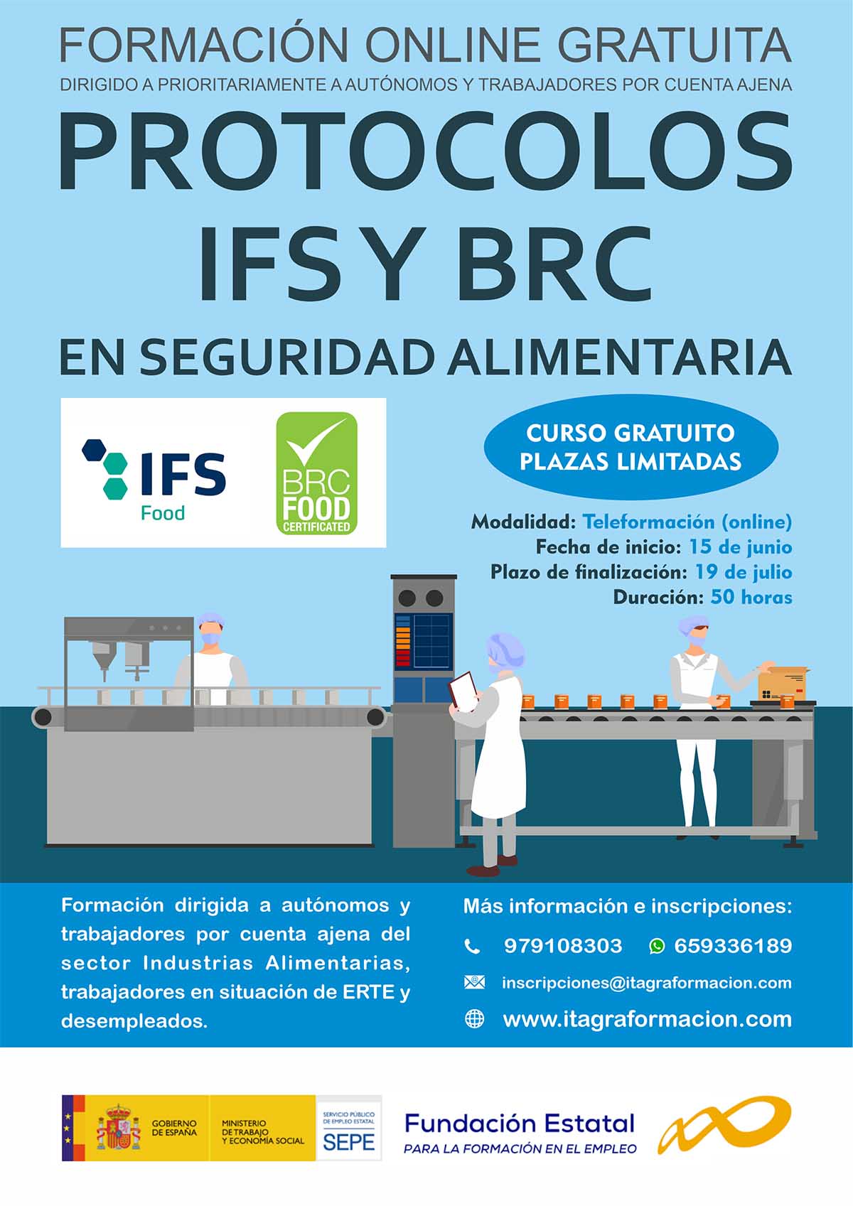 PROTOCOLOS IFS Y BRC EN SEGURIDAD ALIMENTARIA