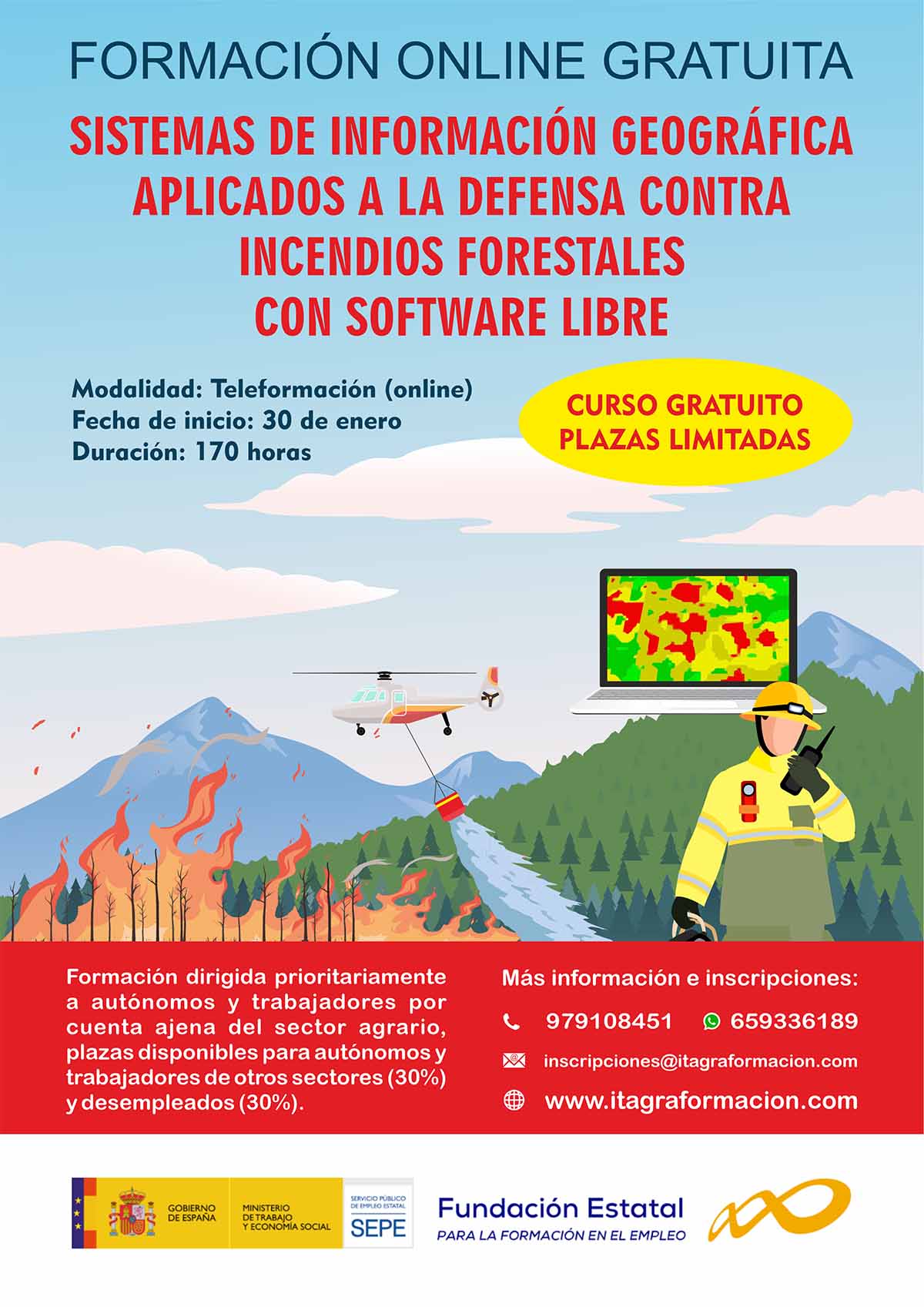 Sistemas de información geográfica aplicados a la defensa contra los incendios  forestales con software libre