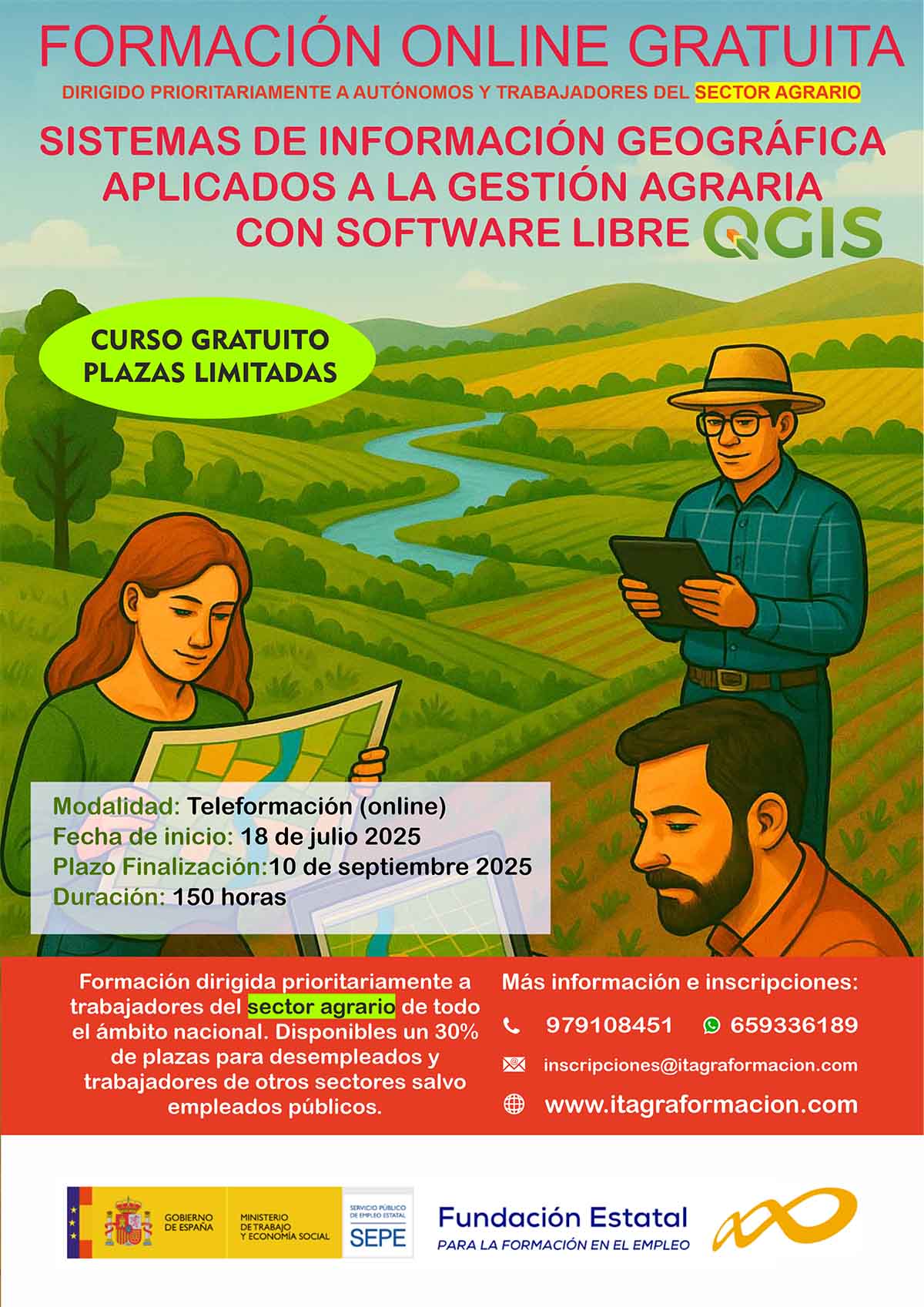 Sistemas de información geográfica aplicados a la gestión agraria con software libre