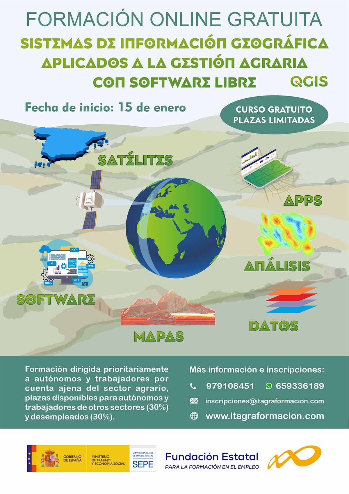 Sistemas de información geográfica aplicados a la gestión agraria con software libre