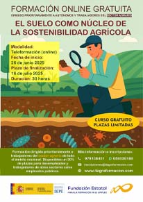El suelo núcleo sostenibilidad agrícola