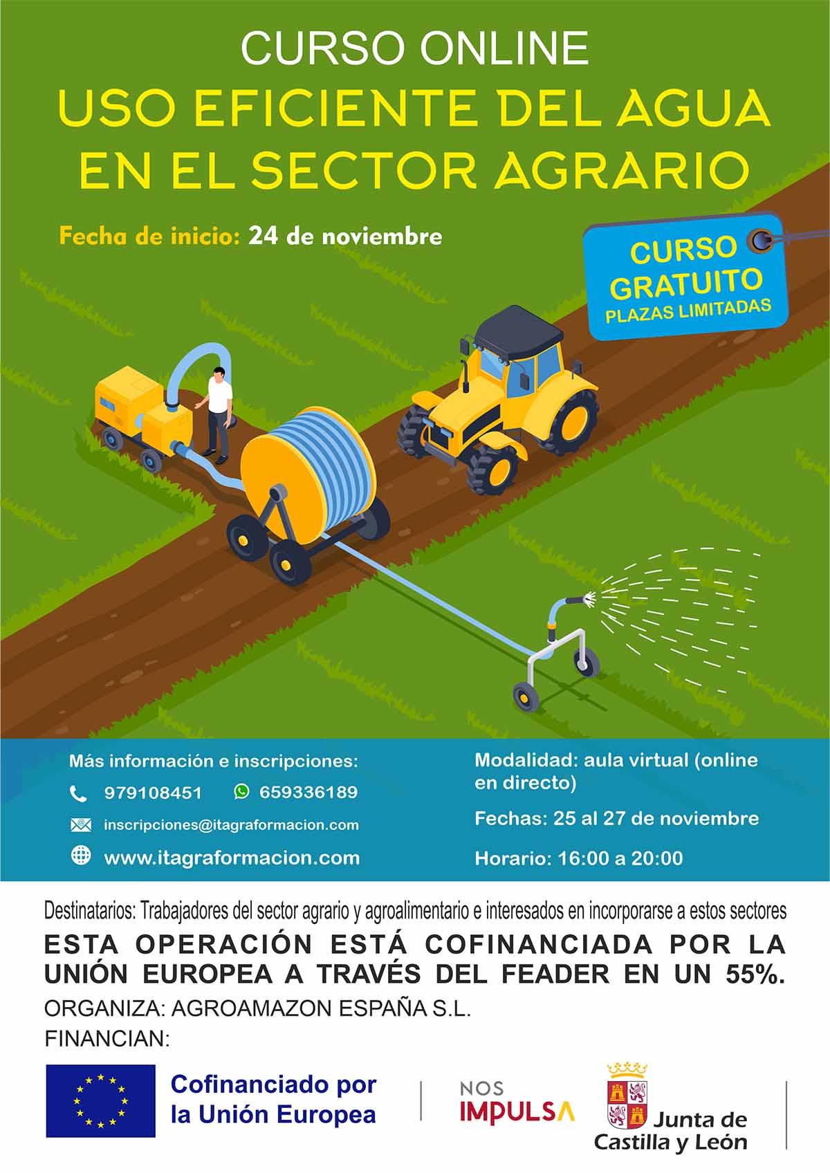 Uso eficiente del agua en el sector agrario